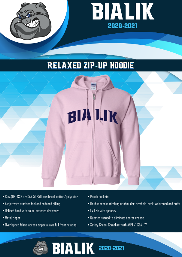 Bialik Relaxed Zip-Up Hoodie