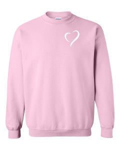 JPPS Merch - Crewneck Sweatshirt (Light Pink) ADULT SIZES ONLY