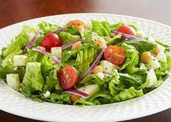 3b) Salad with Italian Dressing on pasta and veggies Wednesday $3.85