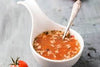 7 b)Tomato and alphabet pasta Soup on Grilled cheese Tuesday- $3.25 each